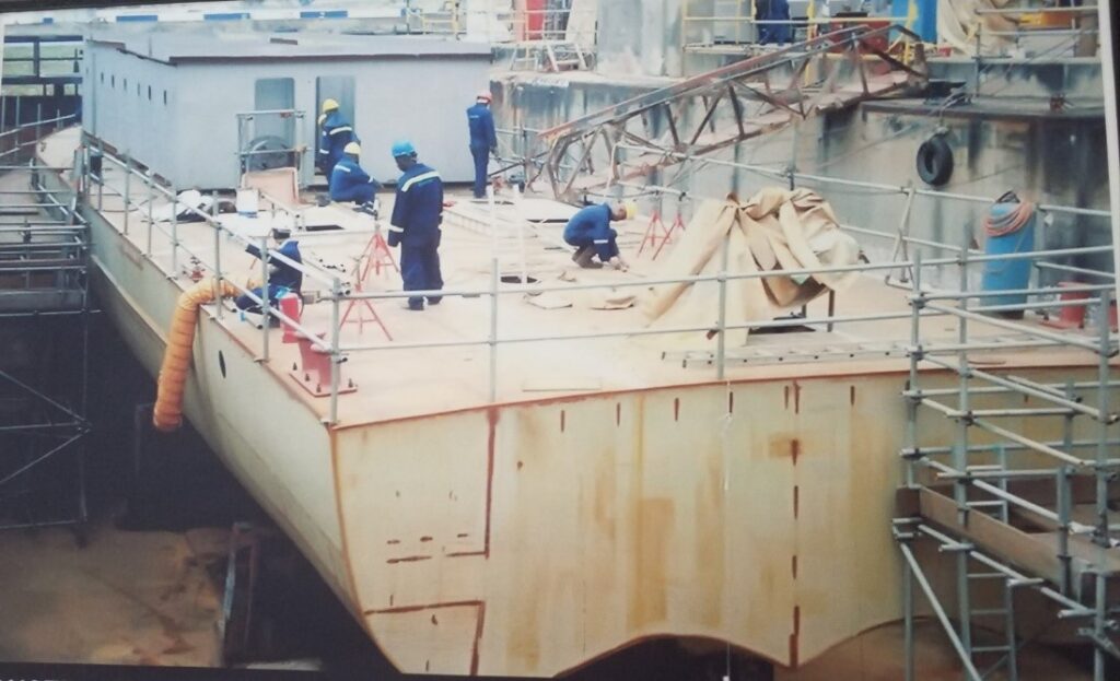 NNS KARADUWA UNDER CONSTRUCTION