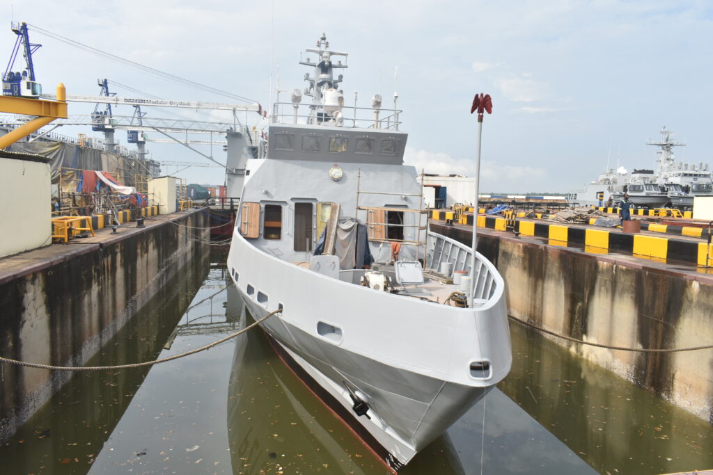 Visit of the Vice President Professor Yemi Osinbanjo to the Naval Dockyard Limited
